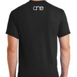 Men’s, Black, short sleeve, One Christian tee shirt, back.