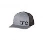 One Christian Trucker Hat, Heather Grey and Black, Snapback