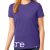 Ladies One waist christian tee in purple with white design.