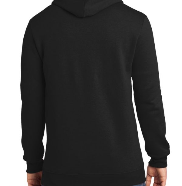 Unisex One Black Hoodie Rear