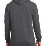 Unisex One Heather Charcoal Hoodie Rear