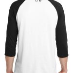 If the Mountains Bow in Reverence So Will I Christian Raglan Tee