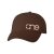 Brown Dad Cap with Cream One Logo.