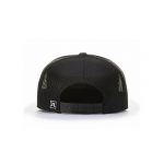 One Way Truth Life Hi-Pro 7 Panel Richardson Trucker Hats in Black, back of the hat.