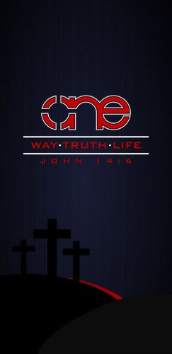 One Way Truth Life with a dark background for mobile phones.