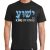 Men's black short sleeve "Yeshua King of kings" Christian tee shirt.
