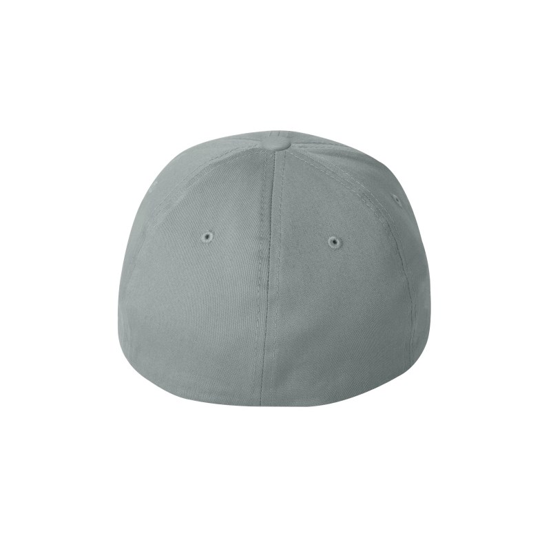 Grey Flexfit Cap, back view.