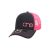 Black and Neon Pink "One" Trucker Hat with Neon Pink logo, snapback.