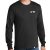 Mens, Black, Long Sleeve One Way Truth Life Christian Shirt, front view.