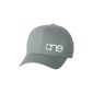 Small - Medium Grey Flexfit hat with White 