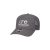 Grey "One Way Truth Life" Trucker Hat with White logo, snapback, front side view.