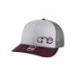 Heather Grey, Charcoal and Maroon 