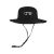 Black "One" Boonie Hat with White logo, front side view.