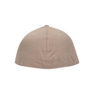 OWTL (One Way Truth Life) 6-Panel OTTO Flex Hat in Khaki, Flat Bill, back view.