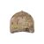 Multicam Arid Tan 6-Panel Flexfit Hat, featuring the "One" logo in tan, structured bill, LG/XL, front side view.