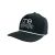 Black, 5-Panel Golf Cap with White rope featuring the "One Way Truth Life" logo in White, semi-curved bill with snap-back closure, front view.