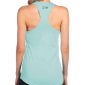 Ladies cancun blue, The Lord is near the brokenhearted, Christian tank top, back view.